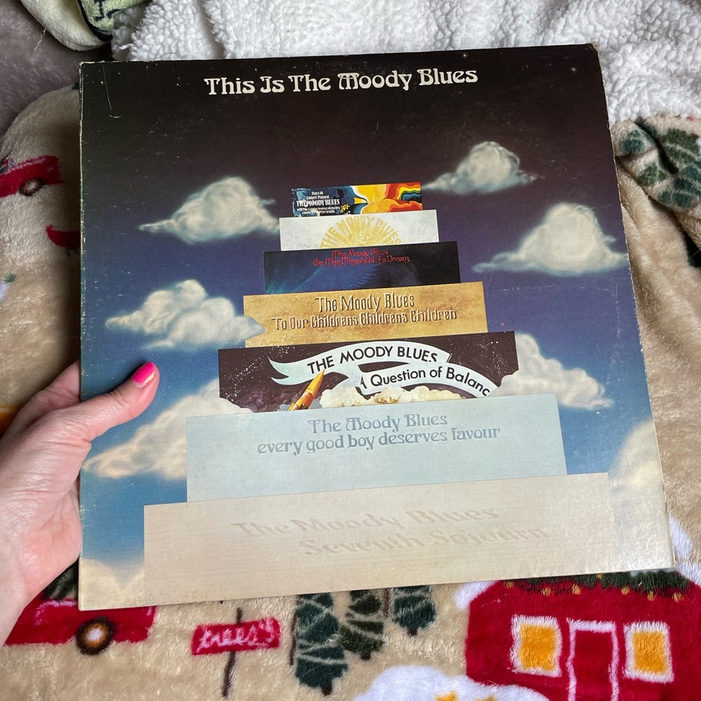 This is the moody blues vintage vinyl record